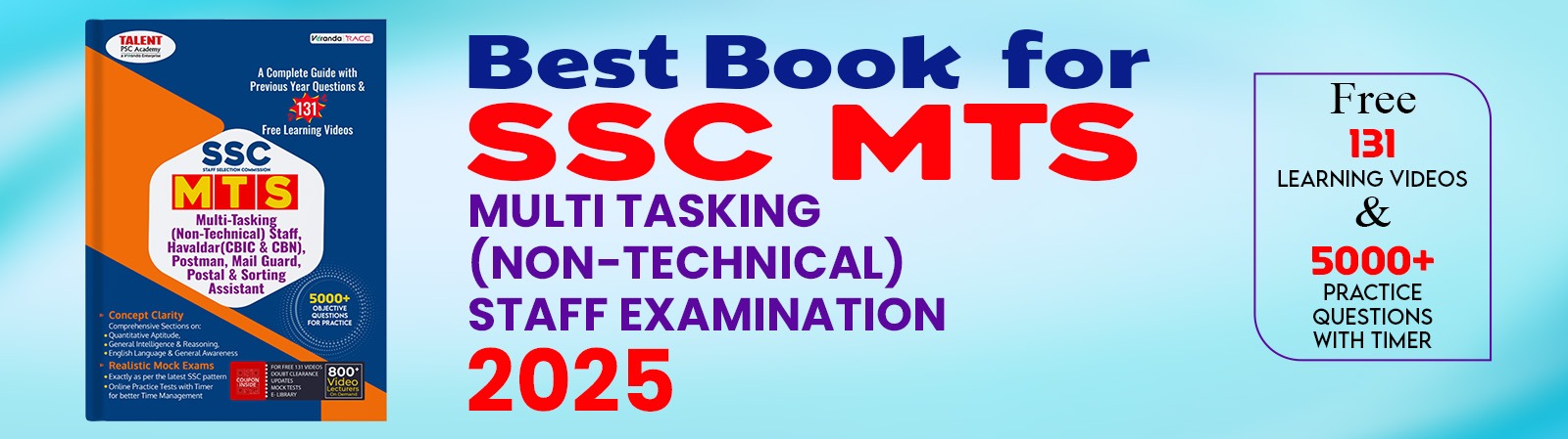 SSC MTS Book 2024