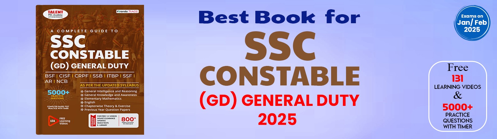 SSC General Duty (GD) Book 2024